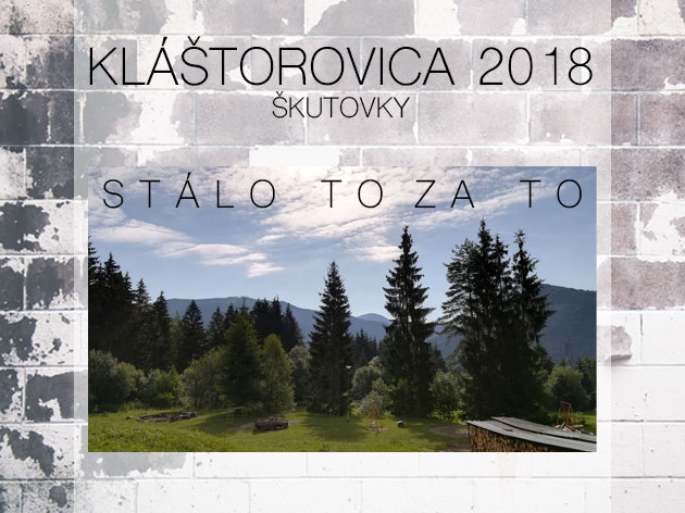 Kláštorovica 2018 Škútovky